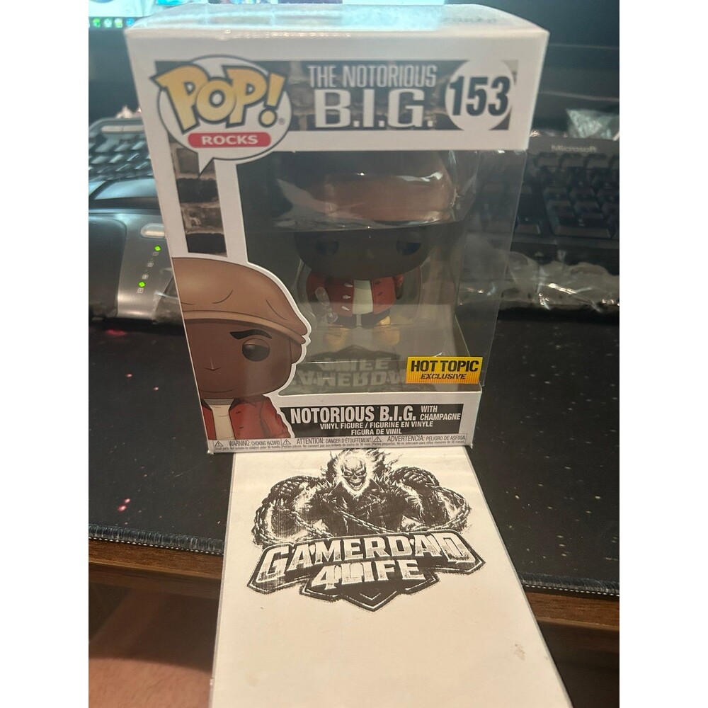 Funko Pop! Rocks - The Notorious B.I.G. # 153 Hot Topic Exclusive Biggie Smalls